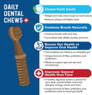 Charming Chompers - Daily Dental Chews for Dogs 5-15 Lbs. - 22 Count - Cleans Teeth, Freshens Breath, + Boosts Oral-Gut Microbiome. Easy to Digest, Supports Healthy Digestion Naturally
