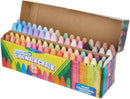Ultimate Washable Chalk Collection (64Ct), Bulk Sidewalk Chalk, Outdoor Chalk for Kids, Anti-Roll Sticks, Nontoxic, 4+