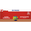 Peanut Butter Sandwich Crackers, 20 Snack Packs (6 Crackers per Pack)