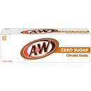 Cream Soda Zero Sugar, 12 Fl Oz Cans, 12 Pack