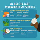 Charming Chompers - Daily Dental Chews for Dogs 5-15 Lbs. - 22 Count - Cleans Teeth, Freshens Breath, + Boosts Oral-Gut Microbiome. Easy to Digest, Supports Healthy Digestion Naturally