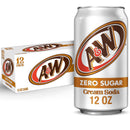 Cream Soda Zero Sugar, 12 Fl Oz Cans, 12 Pack