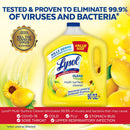 Multi-Surface Cleaner, Sanitizing and Disinfecting Pour, to Clean and Deodorize, Sparkling Lemon and Sunflower Essence, 90 Fl Oz