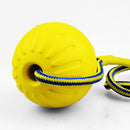Ultimate Playmate: Indestructible Dog Ball Toy with Rope for Energetic Pups