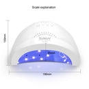 Professional LED Nail Lamp - Best UV Light for Nails & Gel Polish Drying: SUNUV 48W Nail Dryer Machine with Infrared Sensor and Mini UV LED Nail Lamp