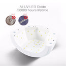 Professional LED Nail Lamp - Best UV Light for Nails & Gel Polish Drying: SUNUV 48W Nail Dryer Machine with Infrared Sensor and Mini UV LED Nail Lamp