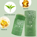 Get Flawless Skin with Green Tea Face Mask Stick - Deep Pore Cleansing, Moisturizing, Skin Brightening, and Blackhead Removal for All Skin Types