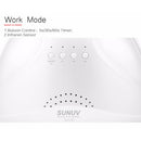Professional LED Nail Lamp - Best UV Light for Nails & Gel Polish Drying: SUNUV 48W Nail Dryer Machine with Infrared Sensor and Mini UV LED Nail Lamp