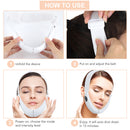 Face Lifter V-Line Up Microcurrent 5 Modes LED Photon Therapy Double Chin Vibration Slim Infrared Cellulite Massager Belt Jaw